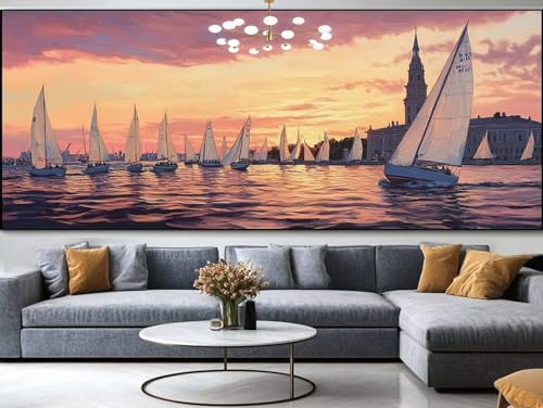 Diamond Painting Farbe Diamond Painting Erwachsene Groß xxl 200x70cm，Wald Diamond Painting Kinder Mit Full Square Zubehör Set，DIY Cross Stickerei Deko Wohnzimmer Schlafzimmer BüRo Eingang Wand B8 von FCNUEBVGL