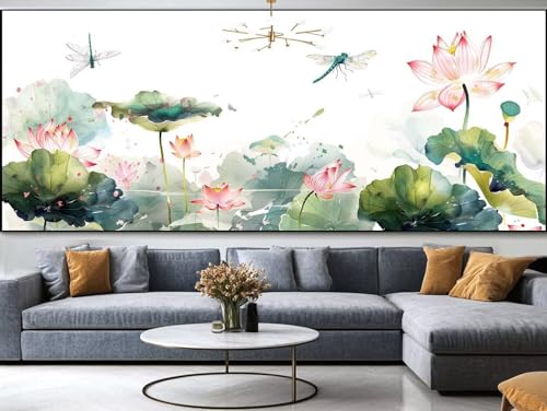 Diamond Painting Fuji Diamond Painting Erwachsene Groß xxl 150x60cm，Landschaft Diamond Painting Kinder Mit Full Square Zubehör Set，DIY Cross Stickerei Deko Wohnzimmer Schlafzimmer Eingang Wand C45 von FCNUEBVGL