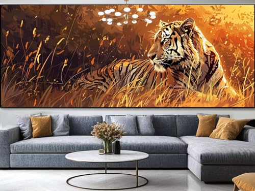 Diamond Painting Fuji Diamond Painting Erwachsene Groß xxl 250x90cm，Landschaft Diamond Painting Kinder Mit Full Square Zubehör Set，DIY Cross Stickerei Deko Wohnzimmer Schlafzimmer Eingang Wand C43 von FCNUEBVGL