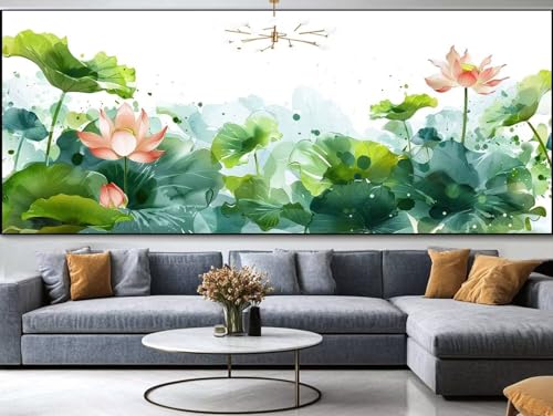 Diamond Painting Insel Diamond Painting Erwachsene Groß xxl 120x50cm，Landschaft Diamond Painting Kinder Mit Full Square Zubehör Set，DIY Cross Stickerei Deko Wohnzimmer Schlafzimmer Eingang Wand C48 von FCNUEBVGL