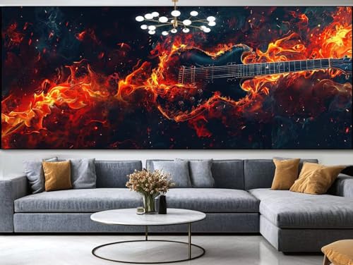 Diamond Painting Landschaft Diamond Painting Erwachsene Groß xxl 150x60cm，Schiff Diamond Painting Kinder Mit Full Square Zubehör Set，DIY Cross Stickerei Deko Wohnzimmer Schlafzimmer Eingang Wand C11 von FCNUEBVGL