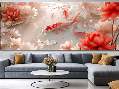 Diamond Painting Landschaft Diamond Painting Erwachsene Groß xxl 200x100cm，Brücke Diamond Painting Kinder Mit Full Square Zubehör Set，DIY Cross Stickerei Deko Wohnzimmer Schlafzimmer Eingang Wand C20 von FCNUEBVGL