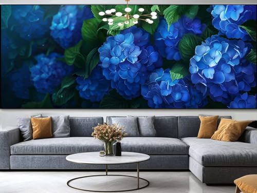 Diamond Painting Retro Stil Diamond Painting Erwachsene Groß xxl 120x50cm，Blumen Diamond Painting Kinder Mit Full Square Zubehör Set，DIY Cross Stickerei Deko Wohnzimmer Schlafzimmer Eingang Wand C38 von FCNUEBVGL