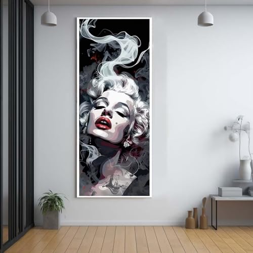 Diamond Painting Schönheit sexy 100x300cm，5D Daiments Painting Erwachsene mit Diamond Painting Zubehör，Groß Diamont Painting bilder Set Full Square Drill Geschenk für mädchen Home Wall Décor E93 von FCNUEBVGL