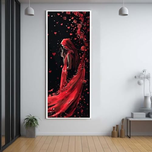 Diamond Painting Schönheit tanz diamond painting erwachsene groß xxl 100x200cm，5D diamond painting set mit Zubehör Full Square Set，DIY Cross Stickerei Deko Wohnzimmer Schlafzimmer Eingang Wand F66 von FCNUEBVGL