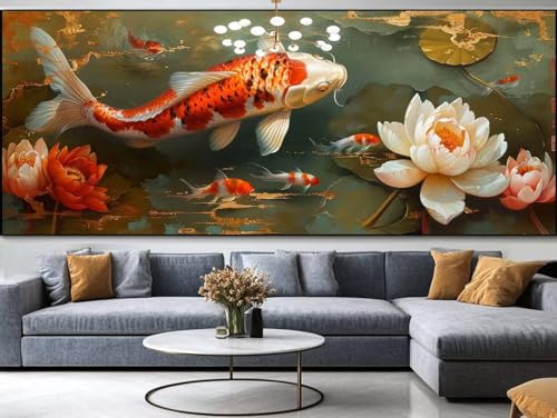 Diamond Painting Seelandschaft Diamond Painting Erwachsene Groß xxl 120x50cm，Nachtblick Diamond Painting Kinder Mit Full Square Zubehör Set，DIY Cross Stickerei Deko Wohnzimmer Schlafzimmer Wand C50 von FCNUEBVGL