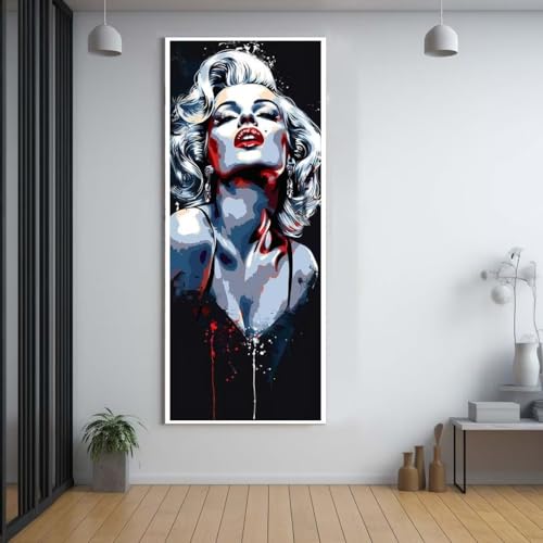 Diamond Painting Sexy schöne Frau 100x200cm，5D Daiments Painting Erwachsene mit Diamond Painting Zubehör，Groß Diamont Painting bilder Set Full Square Drill Geschenk für mädchen Home Wall Décor E84 von FCNUEBVGL