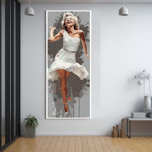 Diamond Painting Sexy schöne Frau diamond painting erwachsene groß xxl 100x200cm，5D diamond painting set mit Zubehör Full Square Set，DIY Cross Stickerei Deko Wohnzimmer Schlafzimmer Eingang Wand G43 von FCNUEBVGL