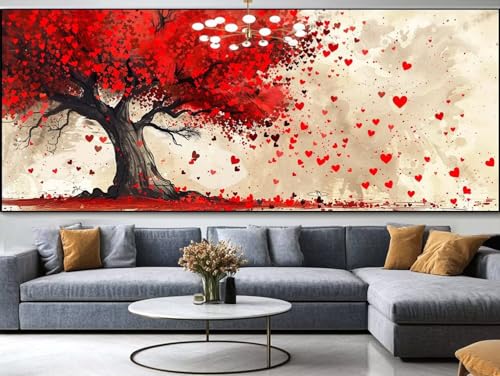 Diamond Painting Teufel Diamond Painting Erwachsene Groß xxl 200x100cm，Schönheit Diamond Painting Kinder Mit Full Square Zubehör Set，DIY Cross Stickerei Deko Wohnzimmer Schlafzimmer Eingang Wand B87 von FCNUEBVGL