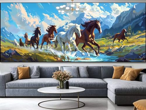 Diamond Painting Tier Diamond Painting Erwachsene Groß xxl 200x100cm，Katze Diamond Painting Kinder Mit Full Square Zubehör Set，DIY Cross Stickerei Deko Wohnzimmer Schlafzimmer BüRo Eingang Wand B83 von FCNUEBVGL