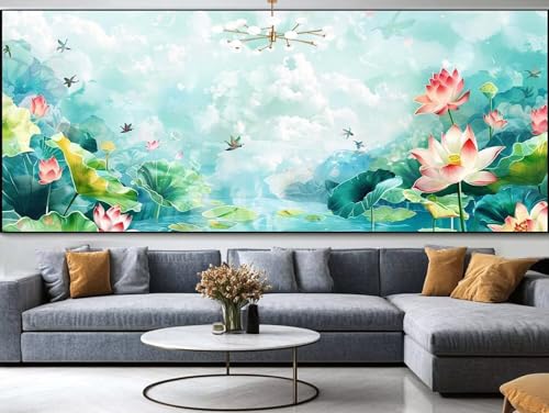 Diamond Painting Tier Diamond Painting Erwachsene Groß xxl 250x90cm，Adler Diamond Painting Kinder Mit Full Square Zubehör Set，DIY Cross Stickerei Deko Wohnzimmer Schlafzimmer BüRo Eingang Wand B84 von FCNUEBVGL