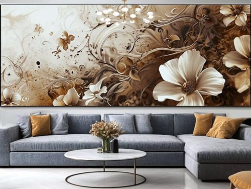 Diamond Painting Tiger Diamond Painting Erwachsene Groß xxl 250x90cm，Sonnenuntergang Diamond Painting Kinder Mit Full Square Zubehör Set，DIY Cross Stickerei Deko Wohnzimmer Schlafzimmer Wand D25 von FCNUEBVGL