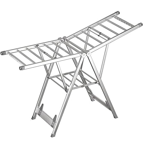 Wäscheständer, Wäschetrockner, Kleiderständer, Wäscheständer für den Innenbereich, verstellbar, zusammenklappbar, kompakt, tragbar, zum Trocknen von Kleidung, Handtüchern, Wäscheständer, Wäschetrockn von FCVCSZDAS