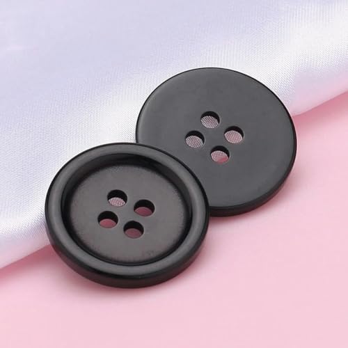 10 Stück 9–30 mm runde Harzknöpfe für Handarbeit, DIY, Scrapbooking, Basteln, Nähzubehör, Kleidung, Kleidungsstück, Pullover, Mantelzubehör-02-28L 18,0 mm von FDDTDSE