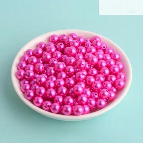 3–12 mm, 500 g, rund, mehrfarbig, Acryl-Imitationsperlen, lose Perlen zum Basteln von Scrapbook-Dekorationen, Farbe: 10–500 g, 10 mm von FDIMALTOR