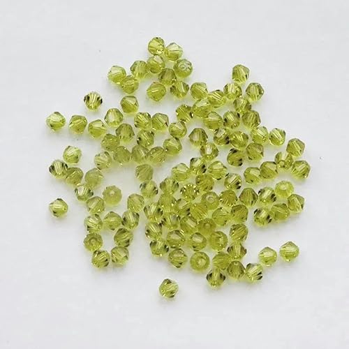 Kristall-Doppelkegel-Perle, 200 Stück/Los, 3,4,5,6,8,10 mm, tschechische lose Facettenglasperlen zur DIY-Schmuckherstellung, 17D, ca. 8 mm von FDIMALTOR