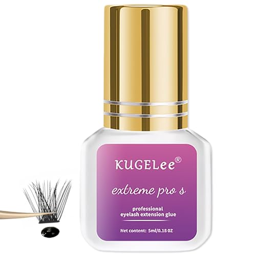 Wimpernkleber Dauerhaft,Wimpernkleber für Wimpernverlängerung,Geeignet für Empfindliche Augen Wimpern Extensions Kleber,Extra Stark Professional Individuelle Wimpernverlängerungskleber (5ml) von FDJZXW