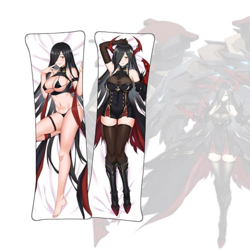 Anime Kissenbezüge Azur Lane Friedrich der Große Anime Dakimakura Kurzer Plüschstoff Lebensgroßer Körper Kissenbezug von FDSAD