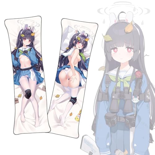 Anime Kissenbezüge Blue Archive Kasumizawa Miyu Anime Dakimakura Kurzer Plüschstoff Lebensgroßer Körper Kissenbezug von FDSAD