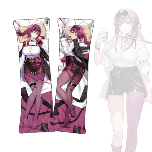 Anime Kissenbezüge Honkai: Star Rail Kafka Anime Körper Kissen Dakimakura kurzer Plüschstoff doppelseitiger Körperkissenbezug von FDSAD