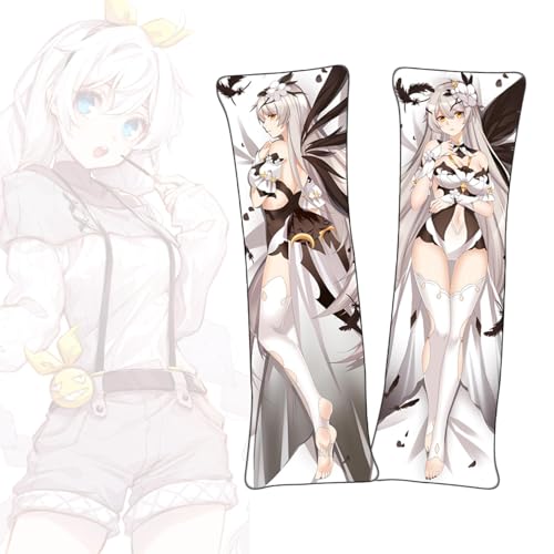 FDSAD Anime Kissenbezüge Honkai Impact 3rd Kiana Dakimakura kurzer Plüschstoff doppelseitiger Anime Körper Kissenbezug von FDSAD