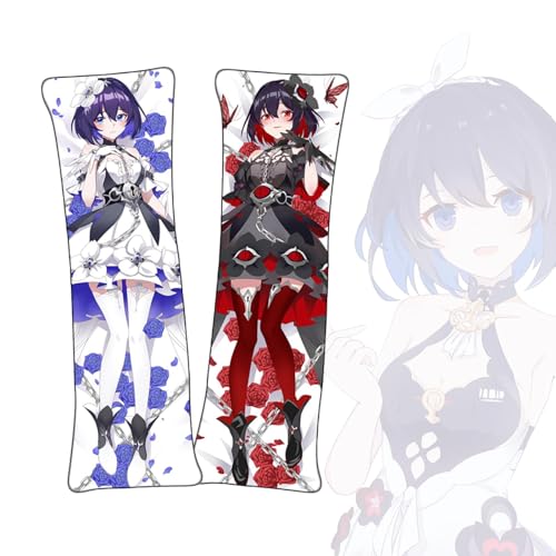 Anime Kissenbezüge Honkai Impact 3rd Seele Vollerei Dakimakura kurzer Plüschstoff doppelseitiger Anime Körper Kissenbezug von FDSAD