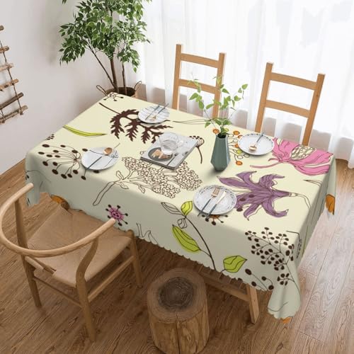 Küche Restaurant Innendekoration Staubdichte Tischdecke, Blumenmuster,Wie Gezeigt,137x183 von FEEHSP