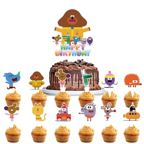 13PCS Cartoon Kuchendekoration FEIEQILAI- Cartoon Cake Topper Party Kuchen Dekore Geburtstag Tortendekoration Happy Birthday Tortendeko Muffin Decoration Birthday Party Supplies von FEIEQILAI