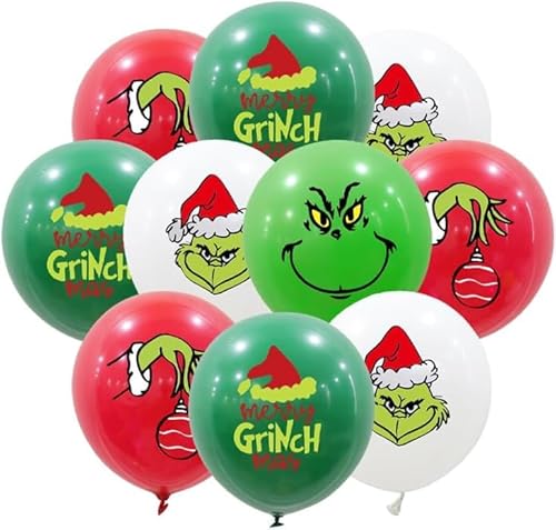 32PCS Weihnachten Luftballons FEIEQILAI-Weihnachten Party Luftballons Ballondekoration für Weihnachtsfeierzubeh Weihnachten Party Dekoration Latex Ballons Weihnachtsgeschenke für Kinder von FEIEQILAI