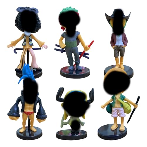 FEIEQILAI 6 PCS Figures Set Figuren Tortendeko Anime Figur Modell Cartoon Charakter Statue Anime Geburtstags Dekoration Cupcake Figuren Anime Charaktere Figuren Geburtstags Party liefert von FEIEQILAI