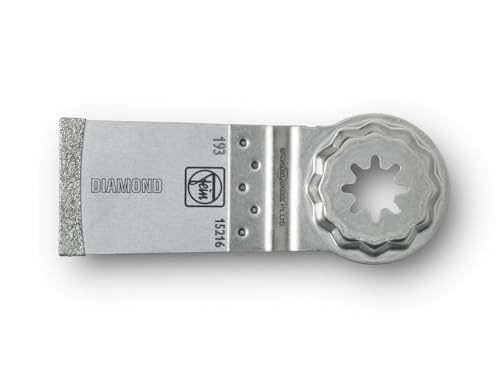 Fein E-Cut Diamant Sägeblatt (Aufnahme Starlock Plus, Maße 35x50 mm, saubere Schnittkanten in CFK-/GFK-Materialien) 63502193210 von FEIN