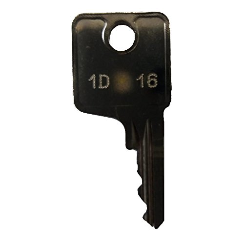 DOM Ersatzschlüssel - Schließung 1D1 bis 1D654 - Nachschlüssel - Zusatzschlüssel - für DOM Hebelzylinder, Hebelschlösser, Möbelschlösser, Spindschlösser, etc. - Schließung 1D74 von FELGNER