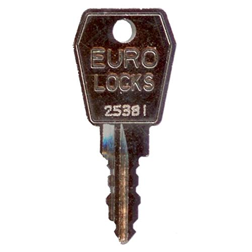 EuroLocks Ersatzschlüssel 25001 bis 25500 - für Briefkasten, Universalschlösser, Möbelschlösser, etc. von EuroLocks (Code 25001 bis 25500) - Nachschlüssel, Zusatzschlüssel - Schließung 25017 von FELGNER