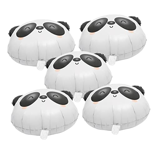 5st Panda-ballon Gehende Tierballons Panda-modellierballons Riesige Zootierballons Panda-luftballons Zur Dekoration Panda-geburtstagsballons Partyzubehör Für Tiere Aluminiumfolie FELTECHELECTR von FELTECHELECTR