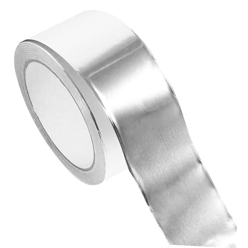 FELTECHELECTR 1 Rolle Hitzebeständiges Aluminiumfolienband Mehrzweck Alu Klebeband Für Abdichtungen Reparaturen Und Isolierungen Ideal Für Auspuff Und Aluverbundplatten 50mm x von FELTECHELECTR