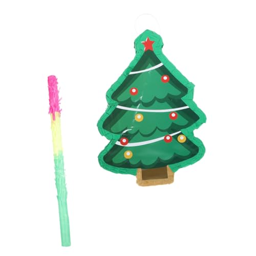 FELTECHELECTR 1 Satz Weihnachtspinata für Kinder Pinata-Süßigkeit Miniatur-Pinata Festival-Piñata weihnachtsdeko weihnachts party Pinata zum Thema Weihnachten Weihnachtsbaum-Design-Pinata Papier von FELTECHELECTR