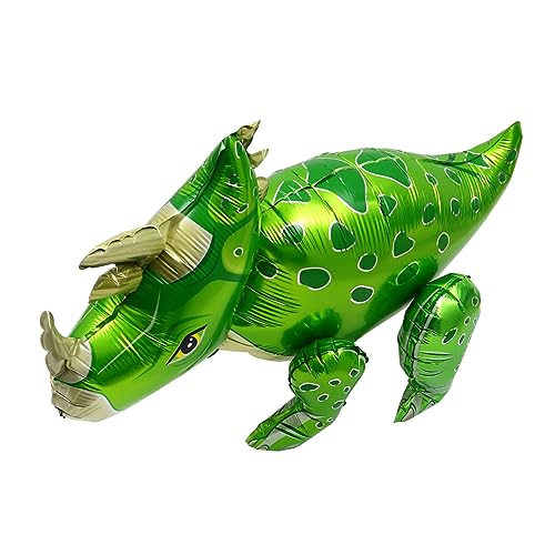 FELTECHELECTR 1 Stk Dinosaurier-aluminium-membran-ballon Stehende Luftballons Zubehör Für Hochzeitsfeiern Aufblasbare Tiere Ballons Helium Heliumballon Tierballons Aluminiumfolie Green von FELTECHELECTR