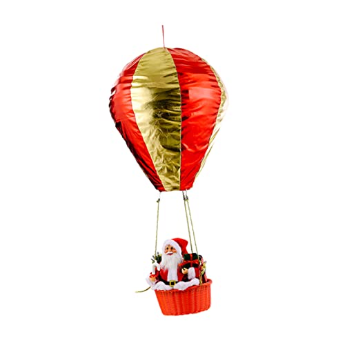 FELTECHELECTR Einzigartiger Weihnachtsmann-Heißluftballon Weihnachtsschmuck Weihnachtsszene Layout Dekoration Heimdekoration für die Weihnachtsfeier von FELTECHELECTR