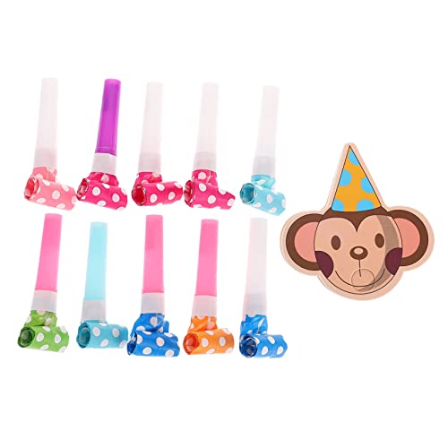 FELTECHELECTR 10 Sätze Pfeife musikalische Ausfälle Krachmacher-Blowouts Spielsets Party-Horn Geburtstagsfeier Horn volumni volummie partydekoration toys Geräuschemacher Partykrachmacher Plastik von FELTECHELECTR