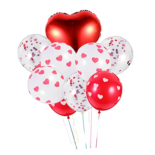 FELTECHELECTR 10 Stück Dekorative Luftballons Für Hochzeit & Valentinstag Farbverlauf Luftballons Partydeko Für Geburtstagsfeiern Kommunion Shower Und Besondere Anlässe von FELTECHELECTR