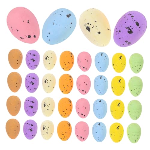 FELTECHELECTR 100St Ostereier easter eggs easter egg decoration Frühlingsdeko DIY Osterdekoration geschenkidee ostern osterferien dekor schäumt Ei kleines Osterei schmücken Ei Dekoration Schaum von FELTECHELECTR