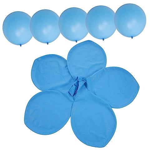 FELTECHELECTR 10St 36 Zoll großer Ballon Party Verlobungsballons Ballonclips Ballons Geburtstag Ballongirlande große luftballons große ballons Latexballons Valentinstag-Dekoration Emulsion Blue von FELTECHELECTR