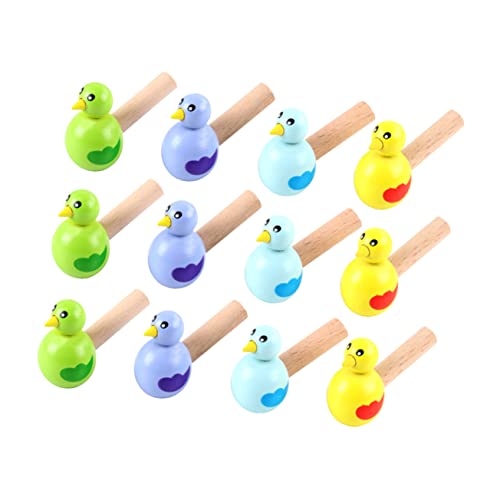 FELTECHELECTR 15 Stücke Vogel Pfeifen Set Aus Holz Cartoon Pfeifen Zufälligen Farben Pädagogisches Für Ideal Mitgebsel Für Geburtstagsfeiern Und Silvesterpartys von FELTECHELECTR