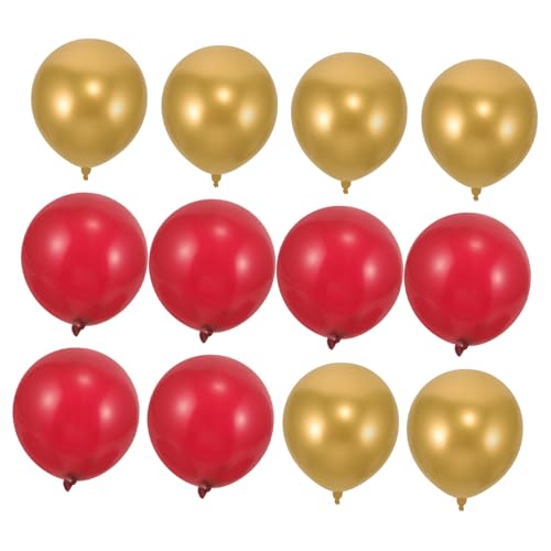 FELTECHELECTR Elegante Latexballons Für Hochzeitsdekoration Valentinstag Und Partys Granatrot Und Ideal Für Festlichkeiten Und Feiern von FELTECHELECTR