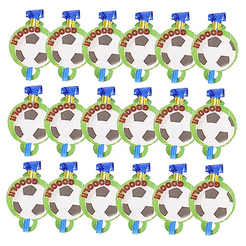 FELTECHELECTR 18 Stk Fußball Blasender Drache Notpfeife Dekorationen Für Fußballpartys Platz Für Kinderpartys Jubelnde Ausbrüche Spielset Blowouts Gebläse Green Plastik von FELTECHELECTR