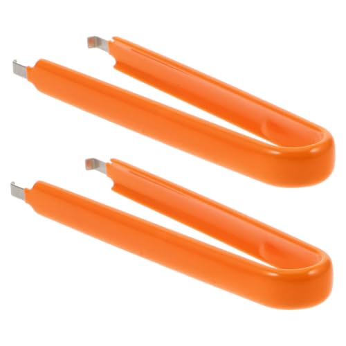 FELTECHELECTR 2 stücke Auto Sicherung Puller Tool Kit Pinzette Zangen für Fahrzeug Elektrische Entfernung Orange von FELTECHELECTR