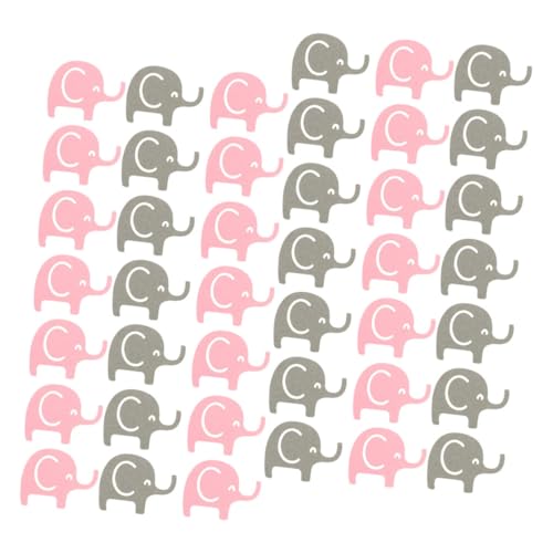 FELTECHELECTR Cartoon Elefant Baby Dusche Konfetti 200pcs Elefant Papier Dekorationen Tier Stil Party Liefert von FELTECHELECTR