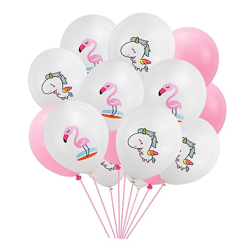 FELTECHELECTR 20St Luftballons für Geburtstagsfeiern Flamingo-Ballons Luftballons für Kinderpartys Cartoon-Ballons wand polsterung deckenverkleidung bedruckte Luftballons für Partys Partyballons von FELTECHELECTR