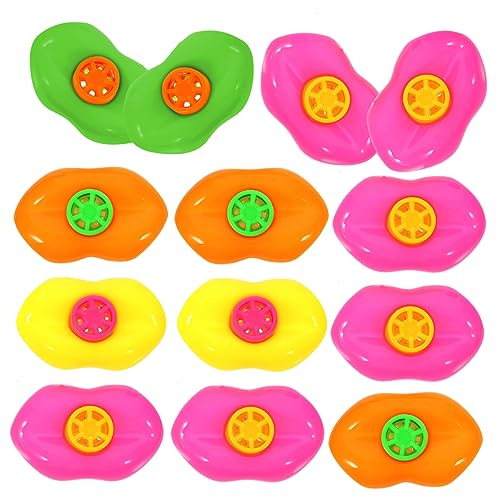 FELTECHELECTR 20st Pfeifenspiel Kazoo Für Kinder Lippenpfeifen Masse Partypfeife Schnurrbartpfeife Lippenförmige Pfeifen Geräuschemacher Partygeschenke Pfeifen Pfeife Aus Ton Pfeift Spaß Green von FELTECHELECTR