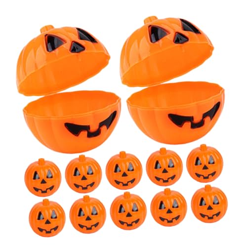 FELTECHELECTR 24st Kürbis-blindbox Halloween-süßigkeitshalter Süßigkeitenhalter Kürbis-dekor Süßes Oder Saures Süßigkeitengericht Behälter Für Halloween-leckereien Halloween-zubehör Pp von FELTECHELECTR